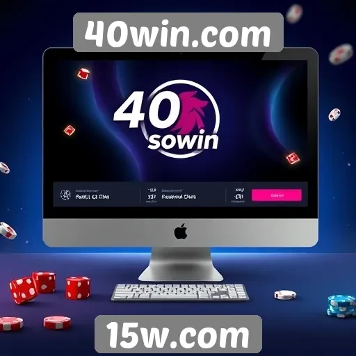 Interface e usabilidade do 40win.com